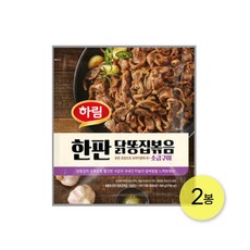 하림 IFF 한판 닭똥집 볶음, 2개, 300g