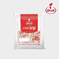 마니커 IQF 손질된 닭발(무뼈) [냉동 1kg] 국내산, 3개