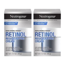 露得清 Neutrogena A醇賦活晚霜 48g x 2入組 改善細紋皺紋 保濕滋潤 敏感肌適用, 2組