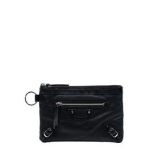 발렌시아가 중고 2014 램스킨 모토크로스 클래식 클립 지퍼 파우치