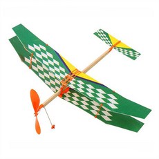 고무동력 복엽기(쌍날개 고무동력기) - 색상임의배송
