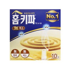 홈키파 모기향 디 무색소 헤충제 10개 2코일X5 _050613, 상세페이지 참조