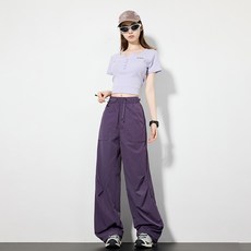 男款機能衝鋒褲 秋季休閒運動束腳登山褲 寬鬆美式防潑水