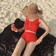 베라프 버튼홀 비키니 모노키니