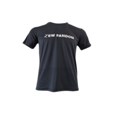 新款 fandom 女式基本款 T 卹（BK RD MIT）羽毛球 T 卹