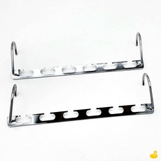 도매가)스테인리스 다기능 옷걸이 타원홈, 1개, 상세페이지 참조