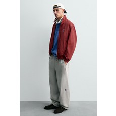 ZARA 자라 남성 슈즈 스니커즈 레더 포멀 CHAMPION ® X 데크 - 브라운 167340