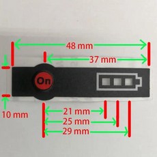 케이스 키 스티커 라벨 태그 팩, 1개, 1. 5Pcs