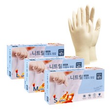 명진 라텍스 다용도장갑 중, 100개입, 1개, M