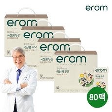 쭈팜 이롬 국산콩 황성주 검은콩과 17곡 두유 190, 190ml, 80개