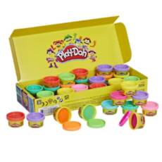 플레이도우 해즈브로 6종 x 5p + 3종 x 4p 세트, 혼합색상, 1세트