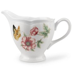 Lenox 버터플라이 매도우 커피팟 리드 화이 262666, Creamer
