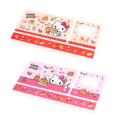 헬로키티 사각팔레트 1개 랜덤 수채화파레트 미술 초등학생 유아 화방용품