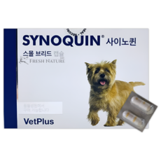 사이노퀸 스몰 브리드 캡슐 강아지 관절 영양제, 1개, 30회분