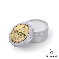 【CONQUEST】英國Taylor of Old Bond Street 泰勒 檀香刮鬍膏 Shaving Cream, 1個, 檀香(鋁罐75ml)