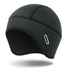 MELASA 겨울 헬멧 라이너 스컬 캡 안경 구멍이 있는 플리스 안감 따뜻한 사이클링 캡 남성용 여성용 보온 모자 비니 다크 그레이. 144180