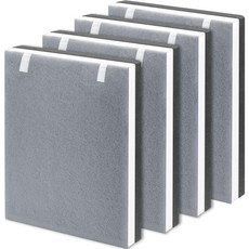 2개 세트 바이탈 100 교체 필터 LEVOIT 공기청정기용 3in1 HEPA 및 고효율 활성탄 부품 번호 100RF 3100685, 4개 팩