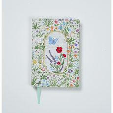 [웍스라이프] 패브릭 저널 자수(Embroidery), 1개, 야생화(Wild Flowers) / 화이트
