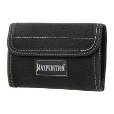 (100% 미국 정식 수입) MaxpEDITION 에디션 스파르탄 지갑 블랙 14.0cm(길이) x 1.3cm(폭) 9.5cm(높이)(5.5 0.5 3.75인치). (유튜브