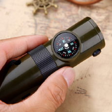 야외 생존 도구 다기능 캠핑용 반사경 캠핑 생존 장비 멀티 필수 아웃도어 호루라기 야외용 호신용 휴대용