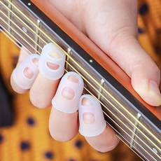 HW마트 우크렐레 통기타 기타 연주 연습 얇은 숨구멍 골무, XS