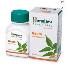 히말라야 님 Himalaya Pure Herbs Neem For Skin Wellness, 2개, 60정