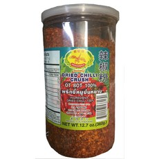 드래곤플라이 건조 칠리 크러시 12.7온스 Dragonfly Dried Chilli Crush 12.7 oz, 1개