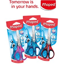 마패드 소프트 어린이가위 13cm 유아용, 핑크보라, 1개