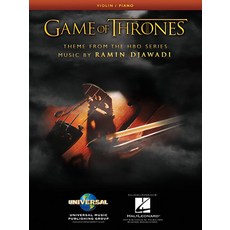 (영문도서) Game of Thrones: Theme Arranged for Violin & Piano Paperback, Hal Leonard Publishing Corp..., English, 9781540013347