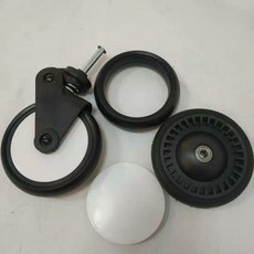 桃園出貨 yuyu/yoyo/小米米兔嬰兒推車輪胎配件 手推車輪胎 輪子 萬嚮前輪後輪外輪胎 嬰兒推車輪子, 前輪蓋1個, 1個
