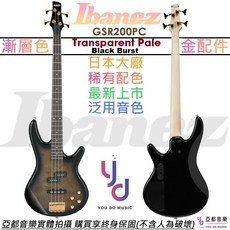 Ibanez GSR200PC 電貝斯 咖啡漸層色