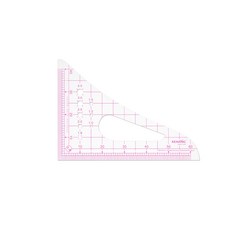 KEARING 멀티스케일 삼각자 축척 패턴그레이딩 도면제작 패션 건축디자인용 의류비례자, 1개, 8514