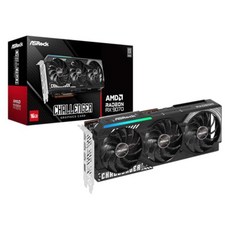 ASRock Radeon RX 9060 XT 스틸 레전드 8GB GDDR6 OC 그래픽 카드 | 3320 MHz 부스트 | 트리플 팬 | 0dB 냉각 | 금속 백플레이트 | P, RX 9070 16G, Challenger