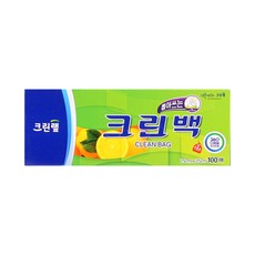 크린랩 뽑아쓰는 크린백 25cm x 35cm, 중(M), 100개입, 3개