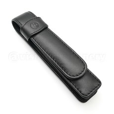德國 PELIKAN 百利金 Leather Case 真皮筆套 明進文房具 鋼筆鉛筆適用, 1個, 單支裝, Black