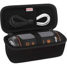 보케 캐리어 케이스 버쉬넬 윙맨 2 / 골프 GPS 블루투스 스피커 충전 케이블 및 액세서리용 추가 메시 포켓 블랙 + 내부, Black + Inside Balck, 블랙 + 내부 Balck