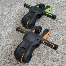 AB 슬라이드 롤아웃 슬라이더 뱃살 복근 복부 운동, 블랙 오렌지, N/A