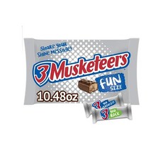 삼총사 3 머스키티어 펀 사이즈 할로윈 초콜릿 297g 3팩 3 Musketeers Fun Size Chocolate Halloween Candy, 3개