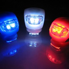 전조등 실리콘 안전등 LED 방수 자전거 액세서리 led 킥보드 킥보드라이트, 1개