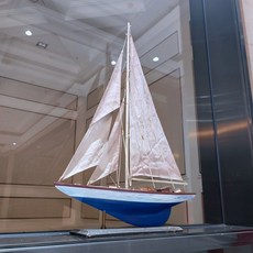 요트 선박 범선 미니어처 장식 프라모델 돛단배 항해 모형배, B. 41x9x55cm