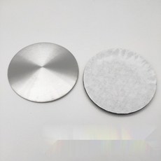 자동차 휠 허브캡 커버 알루미늄 무지 블랙 실버 범용 장식 캡, AG_75MM블랙알루미늄스티커(곡면), 1개