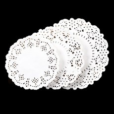 도일리페이퍼 종이레이스 원형 9종 택1, 지름19cm __백장입_10봉