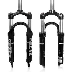 ZTZ 20인치 접이식 자전거 서스펜션 포크 80mm 여행 거리 100mm 허브 간격 9mm QR 최대 25인치 타이어 크라운 잠금 디스크 브레이크 전면 BMX 산악