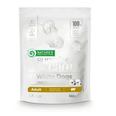 Nature's Protection 亮白犬小型成犬羊肉配方，無小麥，減少淚痕，亮麗毛色, 400g, 1個, 改善淚液/眼睛健康