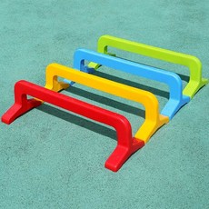 반려견 스포츠 대회 도그 어질리티 장비 통과 점프대 바형, (바형) 원색 세트(민무늬)