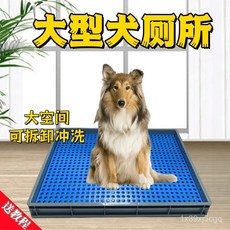 寵物廁所狗便盆大型犬/中小型犬適用定點排便訓練神器超大號可選, 1個, 白小號：61x41x9cm,默認