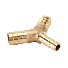 Y형 감압 호스 바브 황동 파이프 피팅 감속기 커플러 커넥터 어댑터 6mm, 12 4-6-4mm OD, 01 Hose Barb OD
