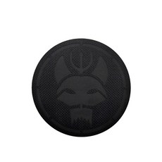 桃園發貨-全黑海豹突擊隊士氣章德州seal三叉軍迷魔鬼氈臂章紅外夜視反光貼魔鬼氈臂章 士氣魔鬼氈, V00873-22   三叉戟貓頭（圓形, 1個