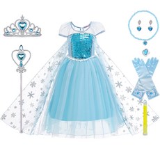 Uni Angel 新款冬季公主裙附7 件配飾套裝