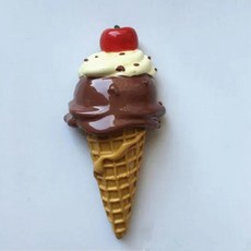 수제 그린 딸기 밀크 초콜릿 아이스크림 냉장고 자석 관광 기념품 스티커 선물, 1. 010